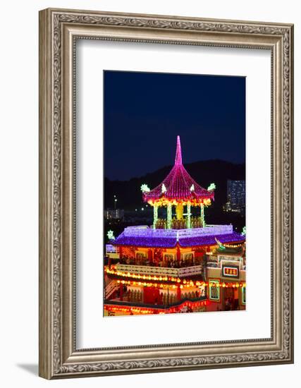 The Fantastic Lighting of Kek Lok Si Temple in Penang, Malaysia-Micah Wright-Framed Photographic Print