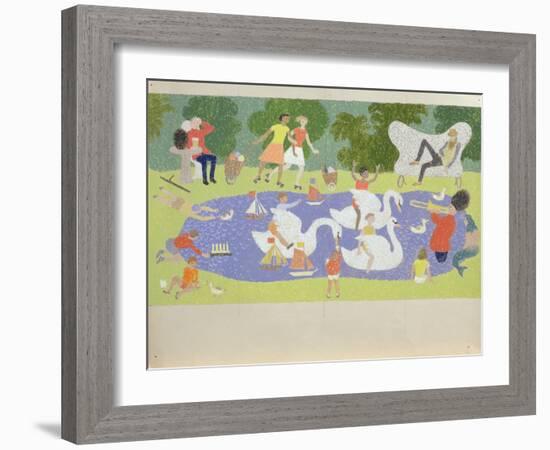 The Fantastic Park, 1961-John Armstrong-Framed Giclee Print