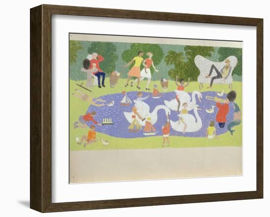 The Fantastic Park, 1961-John Armstrong-Framed Giclee Print