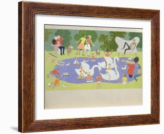 The Fantastic Park, 1961-John Armstrong-Framed Giclee Print