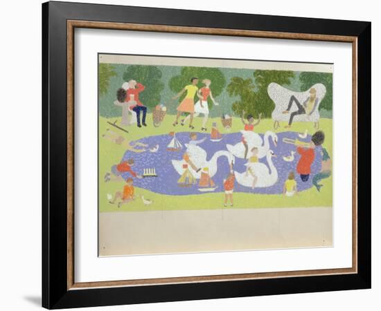 The Fantastic Park, 1961-John Armstrong-Framed Giclee Print