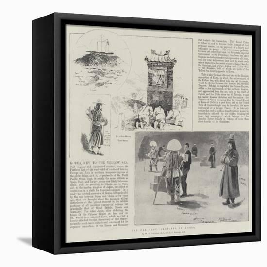 The Far East, Sketches in Korea-Henry Charles Seppings Wright-Framed Premier Image Canvas