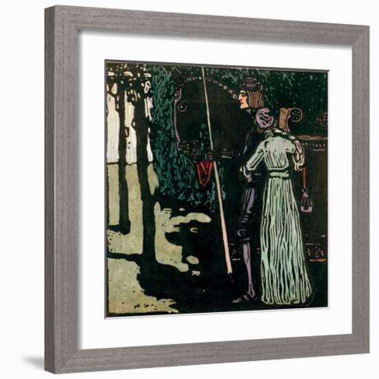 The Farewell, 1903-Wassily Kandinsky-Framed Giclee Print