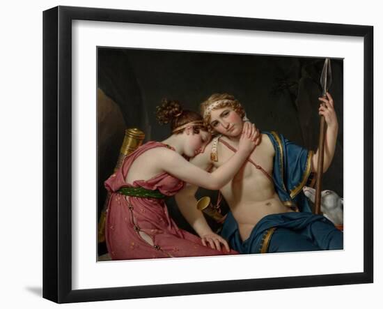The Farewell of Telemachus and Eucharis. 1818-Jacques Louis David-Framed Giclee Print