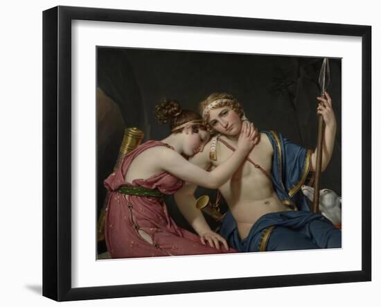 The Farewell of Telemachus and Eucharis, 1818-Jacques Louis David-Framed Giclee Print