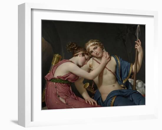 The Farewell of Telemachus and Eucharis, 1818-Jacques Louis David-Framed Giclee Print