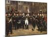 The Farewells of Fontainebleau, 20th April 1814-Horace Vernet-Mounted Giclee Print