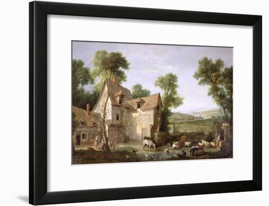 The Farm, 1750-Jean-Baptiste Oudry-Framed Giclee Print