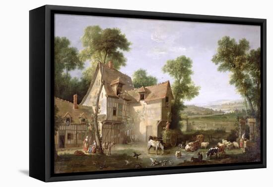 The Farm, 1750-Jean-Baptiste Oudry-Framed Premier Image Canvas