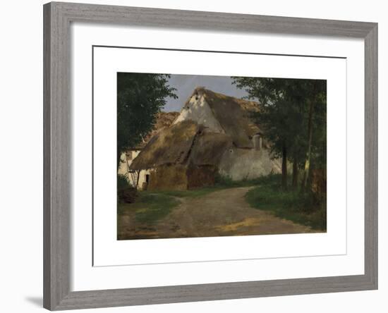 The Farm at the Entrance of the Wood-Rosa Bonheur-Framed Premium Giclee Print