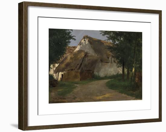 The Farm at the Entrance of the Wood-Rosa Bonheur-Framed Premium Giclee Print