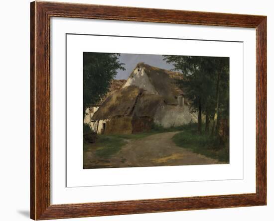 The Farm at the Entrance of the Wood-Rosa Bonheur-Framed Premium Giclee Print