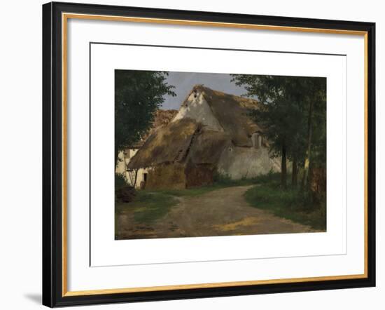 The Farm at the Entrance of the Wood-Rosa Bonheur-Framed Premium Giclee Print