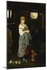 The Farm Girl-F. Ducale-Mounted Giclee Print