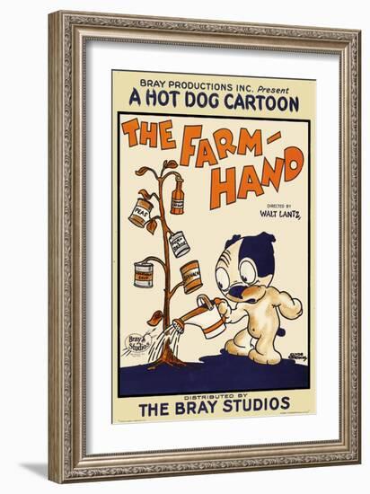 The Farm Hand-Bray Productions-Framed Art Print