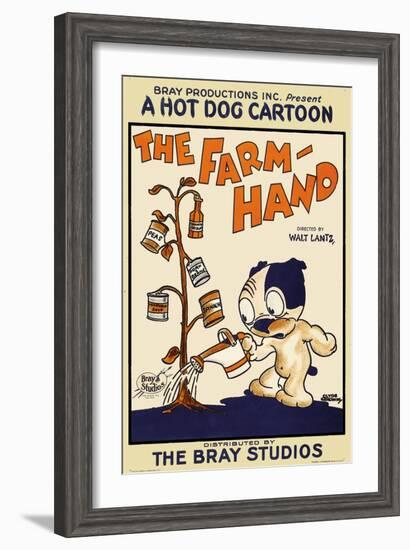 The Farm Hand-Bray Productions-Framed Art Print