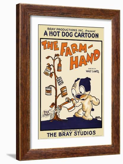 The Farm Hand-Bray Productions-Framed Art Print