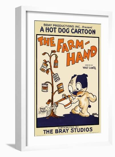 The Farm Hand-Bray Productions-Framed Art Print