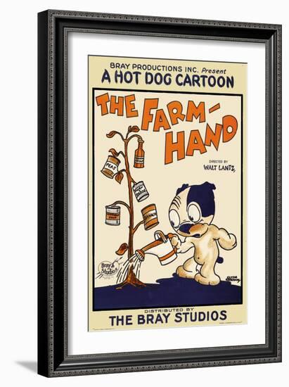 The Farm Hand-Bray Productions-Framed Art Print