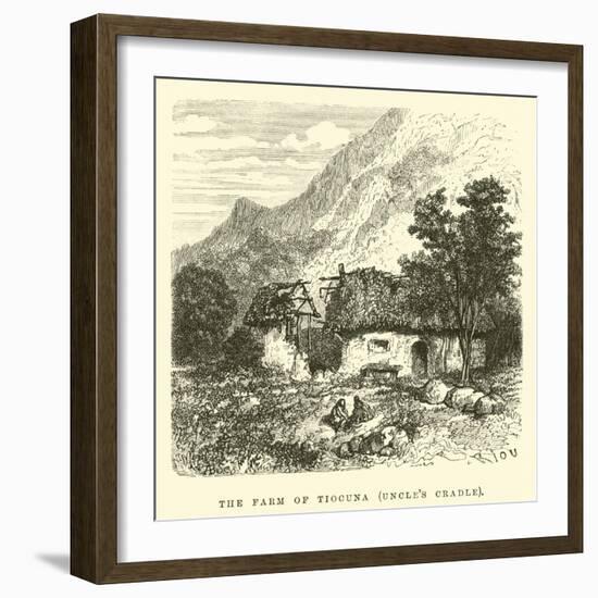 The Farm of Tiocuna, Uncle's Cradle-Édouard Riou-Framed Giclee Print