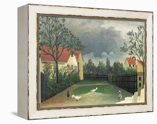 The Farm Yard, 1896-98-Henri Rousseau-Framed Premier Image Canvas