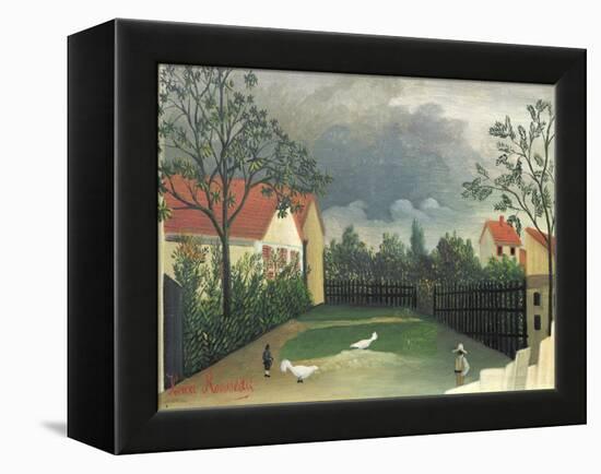 The Farm Yard, 1896-98-Henri Rousseau-Framed Premier Image Canvas