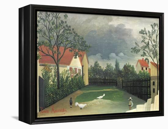 The Farm Yard, 1896-98-Henri Rousseau-Framed Premier Image Canvas