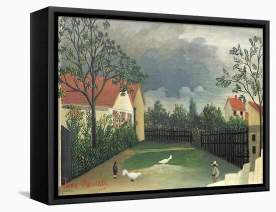 The Farm Yard, 1896-98-Henri Rousseau-Framed Premier Image Canvas