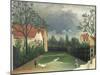 The Farm Yard, 1896-98-Henri Rousseau-Mounted Giclee Print