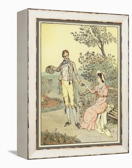 The Farmer's Boy (Colour Litho)-Randolph Caldecott-Framed Premier Image Canvas