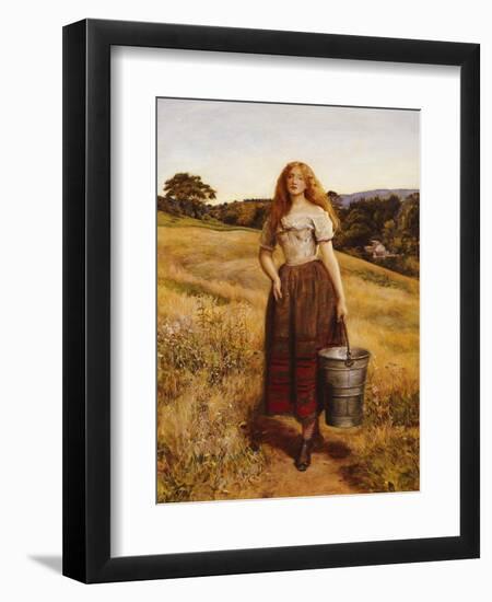 The Farmer's Daughter-John Everett Millais-Framed Premium Giclee Print