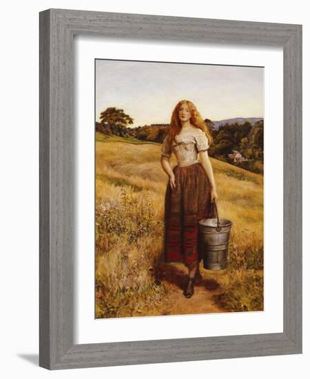 The Farmer's Daughter-John Everett Millais-Framed Giclee Print