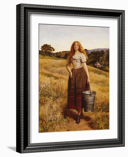 The Farmer's Daughter-John Everett Millais-Framed Giclee Print