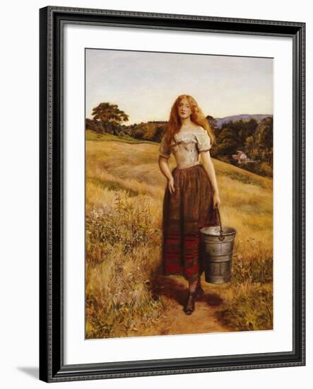 The Farmer's Daughter-John Everett Millais-Framed Giclee Print