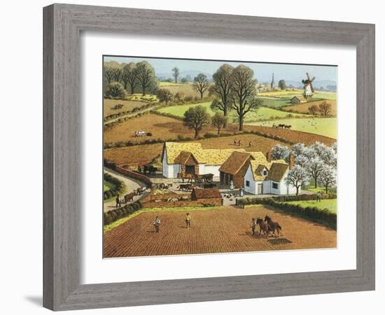 The Farmer's Life-Ronald Lampitt-Framed Giclee Print