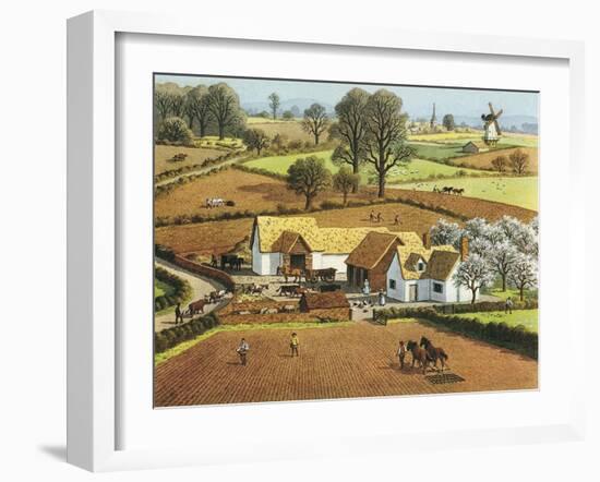 The Farmer's Life-Ronald Lampitt-Framed Giclee Print