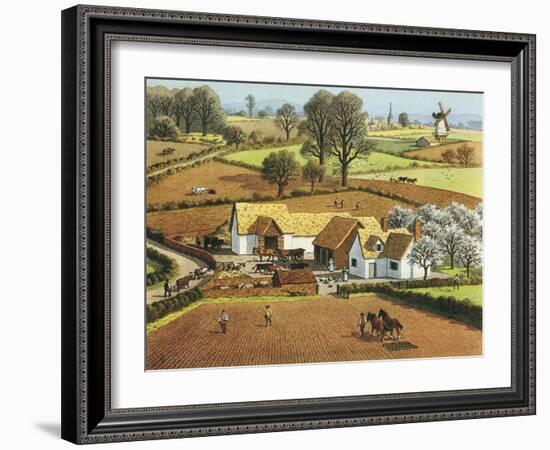 The Farmer's Life-Ronald Lampitt-Framed Giclee Print