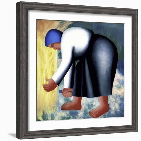 The Farmer's Wife, no.2-Kasimir Malevich-Framed Giclee Print