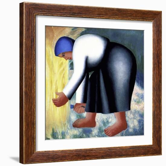 The Farmer's Wife, no.2-Kasimir Malevich-Framed Giclee Print
