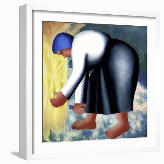 The Farmer's Wife, no.2-Kasimir Malevich-Framed Giclee Print