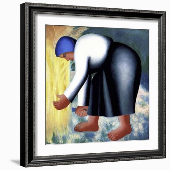 The Farmer's Wife, no.2-Kasimir Malevich-Framed Giclee Print