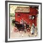 'The Farmer Takes a Ride' Giclee Print - Norman Rockwell | Art.com