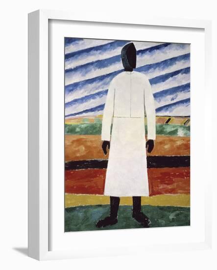 The Farmer-Kasimir Malevich-Framed Giclee Print