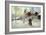 The Farmhouse and Washhouse-Carl Larsson-Framed Premium Giclee Print