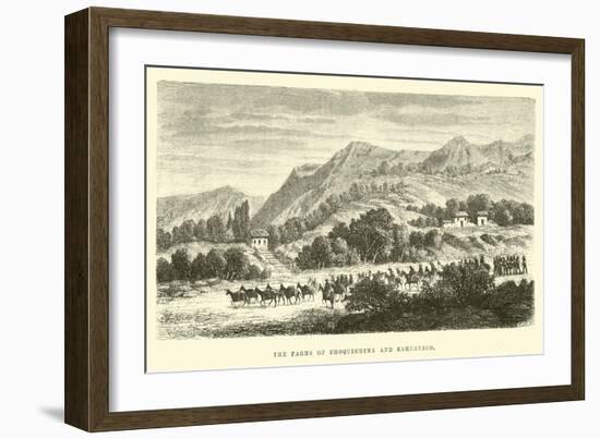 The Farms of Choquechima and Sahuyaco-Édouard Riou-Framed Giclee Print