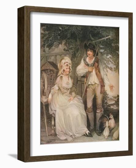 'The Farmyard', c1797-William Nutter-Framed Giclee Print