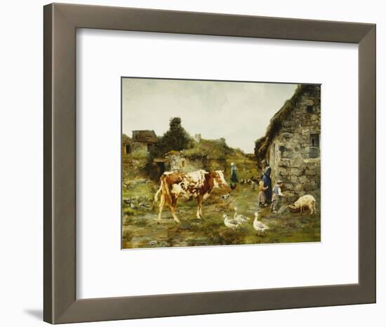 The Farmyard-Adolphe Charles Marais-Framed Premium Giclee Print