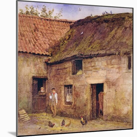 The Farmyard-Helen Allingham-Mounted Giclee Print