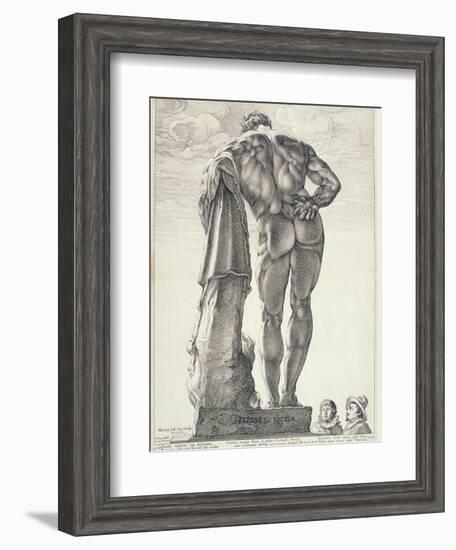 The Farnese Hercules, 1592-Hendrik Goltzius-Framed Giclee Print