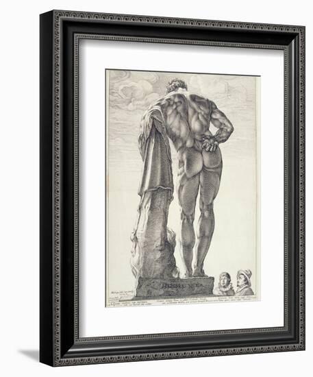 The Farnese Hercules, 1592-Hendrik Goltzius-Framed Giclee Print